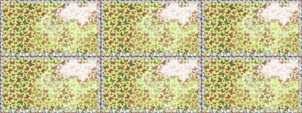 Kusursuz. Çizim, karalama, karalama. Sonsuz. Tarafsız ve bej arka planda kelebekler. Kelebekli tasarım. Raster illüstrasyonu.