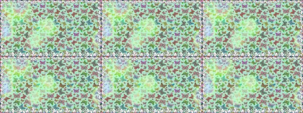 Güzel, pürüzsüz kelebek yineleme dokusu kontrastlı sırt katmanında izole edilmiş. Doğa kelebeği temayı tarafsız ve yeşil renklerle tekrarlıyor. Korunmak için vahşi yaşam böcekleri için arka plan. Raster illüstrasyonu