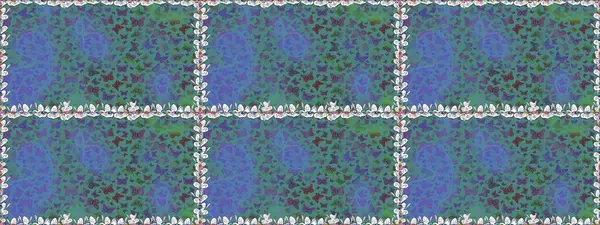 Kusursuz desen. Raster illüstrasyonu. Web sayfası geçmişleri, duvar kağıtları, tekstil ve yüzey dokuları için mükemmel. Renkli kelebekler.