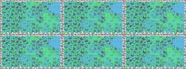 Raster. Kıyafetler, erkekler, kızlar ve duvar kağıtları için soyut, pürüzsüz desen. Elle çizilmiş illüstrasyon. Renkli kelebeklerin güzel arka planı.