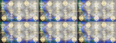 Arabesk ve çiçek öğeleri ile oryantal raster desen. Geleneksel klasik süs. Arabesk ile Vintage desen.