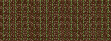 Kahverengi renkte çiçekli çiçek deseni. Suluboya tarzında kahverengi renkte çiçekler.