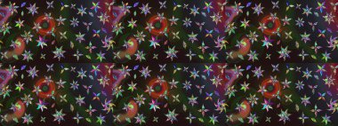 Raster illüstrasyonu. Gri renklerde. Çiçek. Taslak dekoratif arka plan, çiçek mandala.