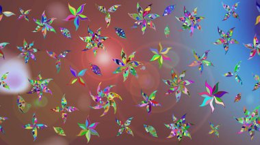 Anti-stres için soyut örnek sayfası. Raster illüstrasyonu. Kahverengi renklerde.