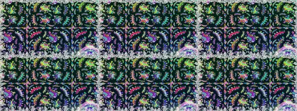 Raster stili kumaş deseni. Çiçekler suluboya desensiz.