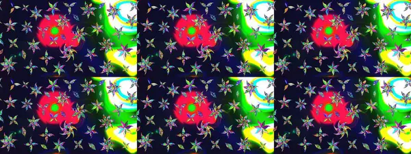 Small colorful flowers. The elegant the template for fashion prints. Motley illustration. Raster cute pattern in small flower. Spring floral background with flowers.