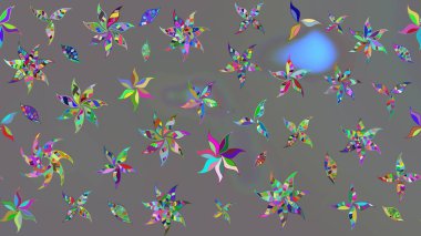 Raster çiçek izi. Çiçeksel gri çizim deseni. Klasik taslak çizimi. Raster Yumuşak kumaş deseni.