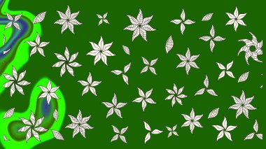 Süslü kumaş deseni. Raster deseni. Çiçekli çiçek deseni, suluboya..