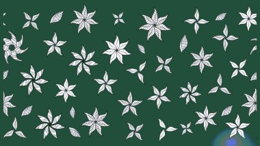 Renkli grunge soyut arkaplanı koloyeşil çiçeklerle süslüyor. Parmak izi, kumaş, duvar kâğıdı, tekstil için raster dokusu. Nakış desenli çiçek deseni..