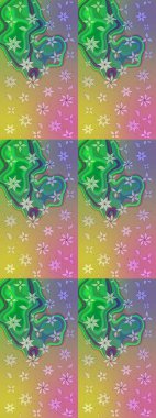 Paket kağıdı için en iyisi. Yeşil lale çiçekli Raster eskiz deseni. Karşılama ya da düğün geçmişi olarak kullanılabilir. Doğal kozmetik ürünleri, parfüm, çiçekçi dükkanı için bahar ihalesi tasarımı.