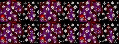 Eskiz arkaplan modeli. Vadinin çiçekleri siyah renklerde. Suluboya, elle çizilmiş. Raster - stok.