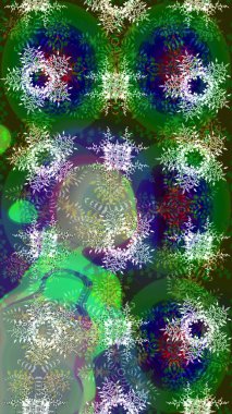 Karalama çizimlerindeki Kar Taneleri ikonu. Raster illüstrasyonu. Kış kar mevsimi Aralık.