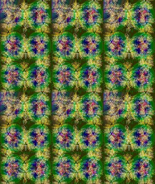 Renkli elementlerle Raster ilginç desen.