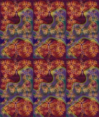 Kar taneleri arka planda. Kış kartı Mutlu Noeller, Yeni Yıl ve Mutlu Tatil Raster çizimleri. Kahverengi, kırmızı ve mor kar taneli Noel kartı Kahverengi, kırmızı ve mor renkler.