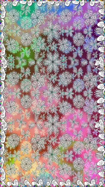 Sorunsuz çiçek deseni kaydırma kağıt, davet, el ilanı, afiş veya Web sitesi Web sitesi arka plan duvar kağıdı için kullanılabilir. Elle çizilmiş Raster resim. Doodle unsurları.