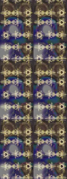 Çiçekli karalama şeklinde Raster çiçek deseni. Kahverengi, gri ve mavi renkte çiçekler. Yumuşak, bahar çiçekli arka plan.