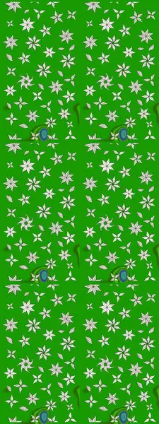 Raster. Renkli Bahar Teması eskiz kalıbı. Düz Çiçek Elementleri Tasarımı.