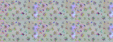 Çiçek deseni duvar kağıdı, desen dolguları ve web sayfası arka planı için kullanılabilir. Şekil verilmiş çiçeklerle eskiz deseni. Süslü zentangle çizim dokusu, soyut çiçeklerle süslenmiş..