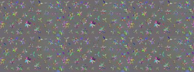 Karalama elementleri. Çizim çiçek deseni duvar kağıdı, web sitesi arka planı, ambalaj kağıdı, davetiye, broşür, afiş veya web sitesi için kullanılabilir. El çizimi Raster illüstrasyonu.