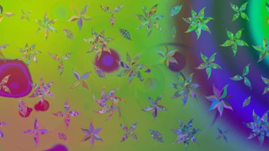 Renkli Bahar Teması eskiz kalıbı. Düz Çiçek Elementleri Tasarımı. Çiçekli eskiz arkaplanı. Çocuk stili.