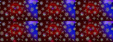 Çiçekli eskiz deseni. El çizimi. Suluboya çizimi. Kahverengi renkte çiçekler.