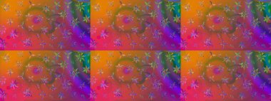 Organik elementler. Raster deseni. Suluboya etkisi. Botanik çizim deseni.