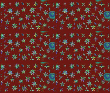 Doodle tarzı. Renkli kırmızı çizim kalıbı. Tekstil ve kapak tasarımı için mükemmel. Elle çizilmiş sonbahar çiçeği deseni. Kırmızı renkte çiçekler.