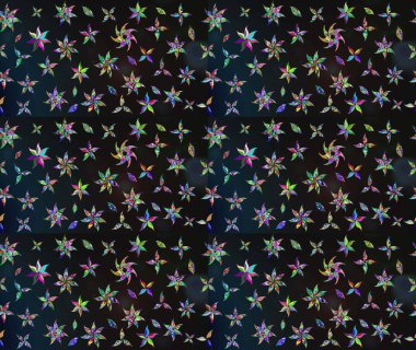 Elle boyanmış suluboya resim çizimleri, çiçekler ve bitkiler. Gri renkli çiçekler.