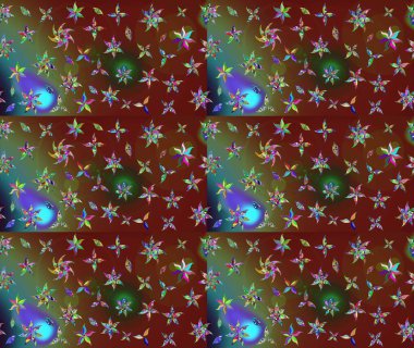 Raster. Eski usul. Raster illüstrasyonu. Tomurcukları çiçek olan sevimli bir çiçek deseni. Eskiz geçmişi. Kumaş, tekstil ve duvar kağıdı baskısı için..