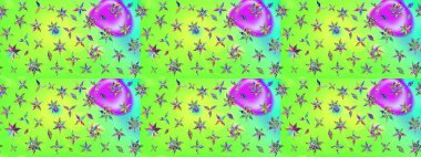 Sevimli çiçek raster deseni. Modaya uygun kumaş deseni. Düz Çiçek Elementleri Tasarımı. Renkli Yaz Teması çizim şablonu.