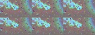 Halk tarzı. Modern çiçek arkaplanı. Moda baskıları için zarif bir şablon. Parlak renkli çiçekleri ve gri yaprakları olan muhteşem bir çiçek deseni..