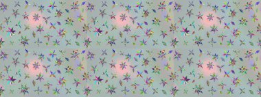 Çiçeğin suluboya çizimlerinin mükemmel deseni. Dekorasyon ve tasarım için güzel bir desen. Moda baskısı. Suluboya çizim kalıbı. Eski.