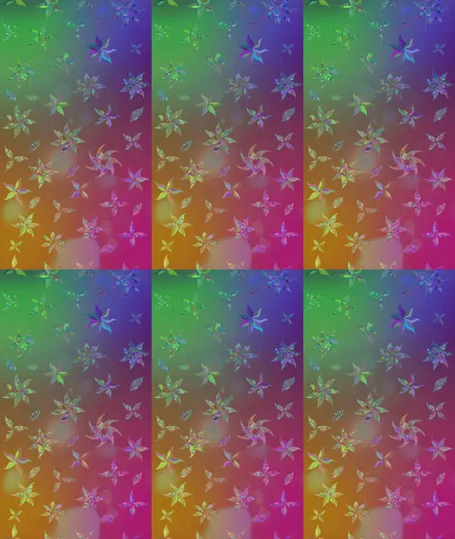 Raster - stok. Kahverengi çiçekli eskiz deseni, suluboya çiçek deseni, sevimli çiçek, duvar kağıdı, kart veya kumaş için fayanslı.