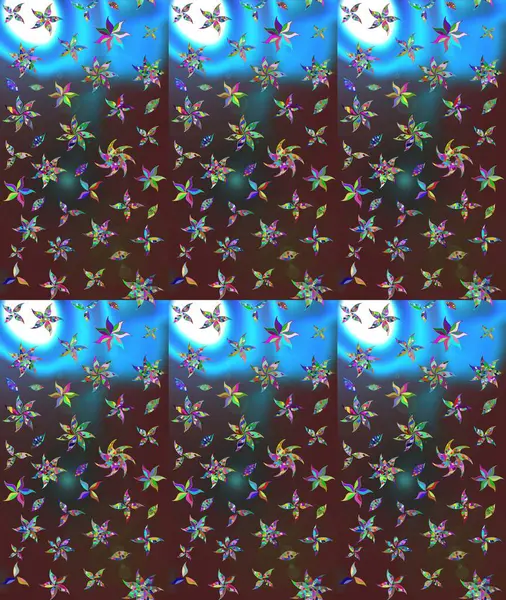 Fantezi çiçekli eskiz deseni, doğal duvar kağıdı, çiçek desenli kıvrım çizimi. Paisley el çizimi elementler. Ev dekoru.