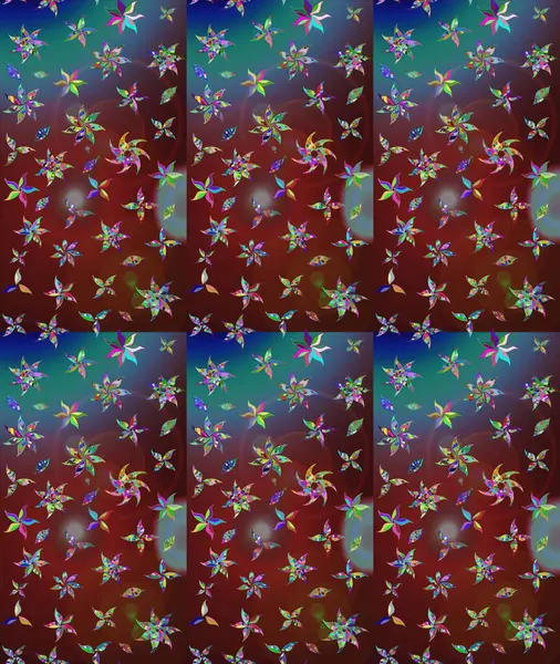 Raster illüstrasyonu. Anti-stres için soyut örnek sayfası. Kahverengi renklerde.