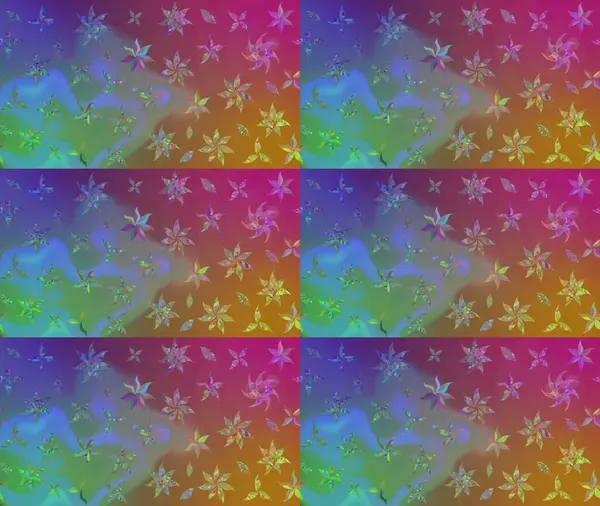 Raster düz çiçek çizim deseni. Mor renkli çiçekler. Tasarım hediye paketi, tebrik kartları, posterler ve afiş tasarımı.