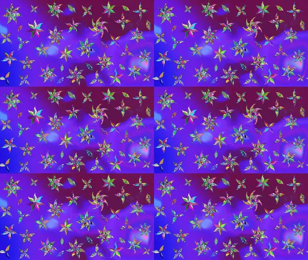 Üst manzara, yumuşak stil. Sevgililer günü ve tebrik kartı konsepti için şık bir davetiye. Çiçek kompozisyonu, el boyası, hassas şablon. Menekşe renkleri üzerindeki manzara çiçek deseni.