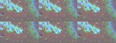 Halk tarzı. Modern çiçek arkaplanı. Moda baskıları için zarif bir şablon. Parlak renkli çiçekleri ve gri yaprakları olan muhteşem bir çiçek deseni..