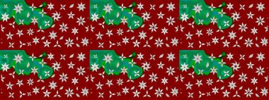 Suluboya çizim kalıbı. Çiçek izi. Suluboya tarzında kırmızı renkte çiçekler.