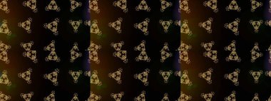 Raster deseni. Bahar çiçekleriyle desen dallı, siyah, kahverengi ve gri renkler çiçekli siluet.