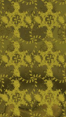 Raster resim. Ultrafashionable kumaş deseni. Organik motifi arka plan. Seamless modeli.