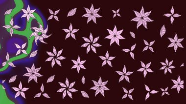 Çiçek arkaplan. Güzel kumaş deseni. Çizim raster deseni.