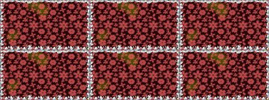 Kahverengi renkli çiçekler. Nazik, narin çiçek arkaplanı. Raster çiçek desenli ve çiçekli..