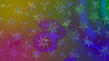 Yumuşak, bahar çiçekli arka plan. Kahverengi renkli çiçekler. Raster çiçek desenli ve çiçekli..