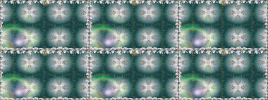 Çiçeksiz desenlerin resmi. Vadinin mavi renkli çiçekleri.