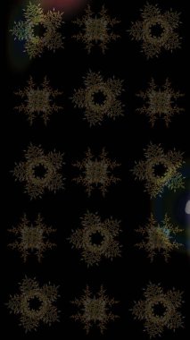 Soyut duvar kâğıdı, ambalaj dekorasyonu. Siyah, kahverengi ve gri renklerde şirin kar taneleri. Basit bir kar tanesi. Kışın sembolü, mutlu noeller, mutlu yeni yıl kutlaması Raster illüstrasyonu..