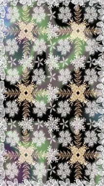 Çiçekli kusursuz retro desen. Düz Çiçek Elementleri Tasarımı. Renkli Yaz Temalı Kusursuz Arkaplan. Gri renkli çiçekler.