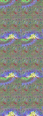 Renkler üzerine çiçek desenli çizimler, el yapımı papatyalar, papatyalar. Tekrar eden çiçek arkaplanı, zarif çiçek duvar kağıdı.