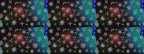 Gri renkli çiçekler. Renkli bahar temalı eskiz kalıbı. Düz Çiçek Elementleri Tasarım Raster illüstrasyonu. Çiçekli çiçek deseni, suluboya..