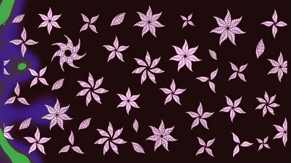 Doodle tarzı. Elle çizilmiş sonbahar çiçeği deseni. Kahverengi renkli çiçekler. Renkli kahverengi çizim deseni. Tekstil ve kapak tasarımı için mükemmel.